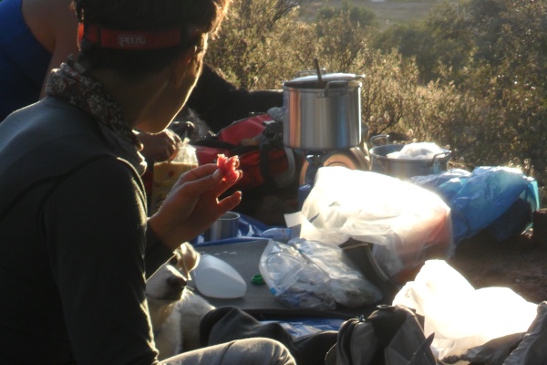 Koken in de buitenlucht